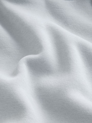 Ice Grey Oversized Cotton Rich Jersey Fabric Hoodie - Image 7 of 8