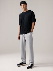 Grey Smart Textured Joggers - Image 3 of 9