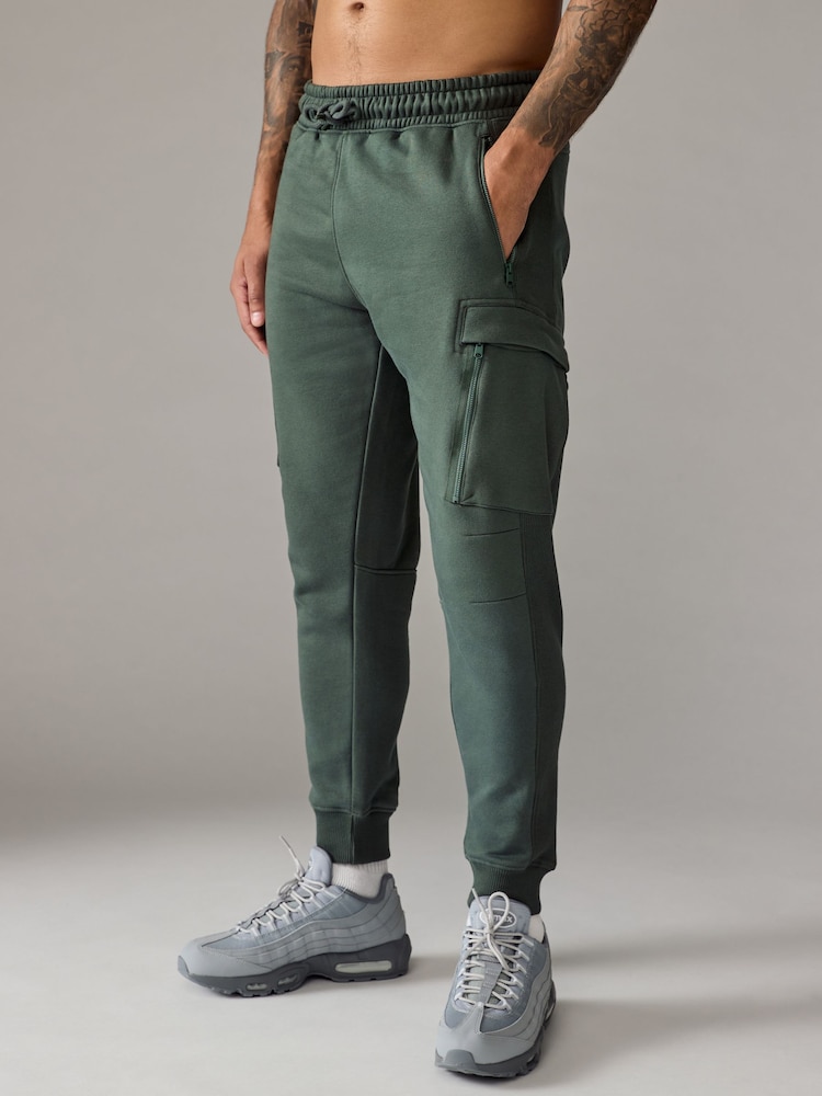 Black/Khaki Utility Joggers 2 Pack - Image 2 of 14