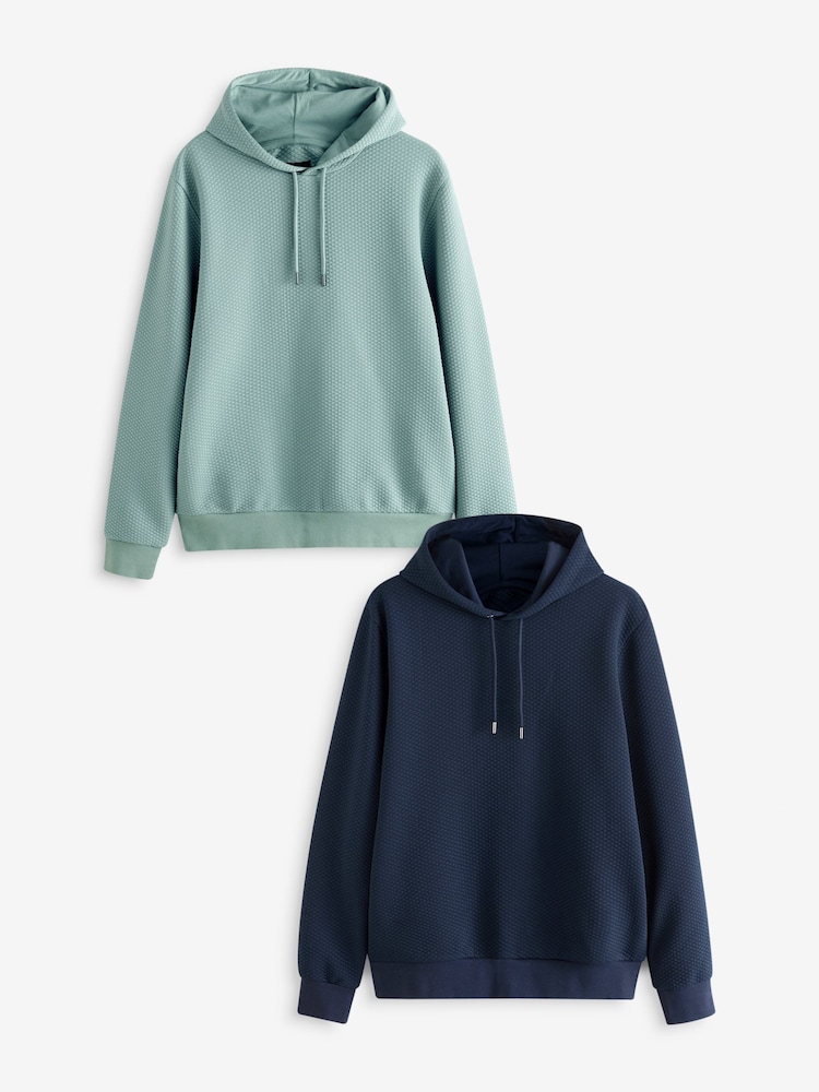Mornarsko modra/kaki zelena - Diamond Hoodies 2 komplet - Slika 1 iz 11