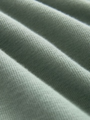 Stone/Blue/Green Textured Coord 100% Cotton T-Shirt And Shorts Set 3 Pack - Image 10 of 10