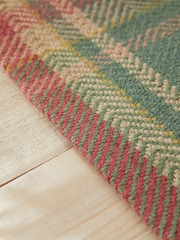 Green Barton Check Doormat - Image 2 of 4