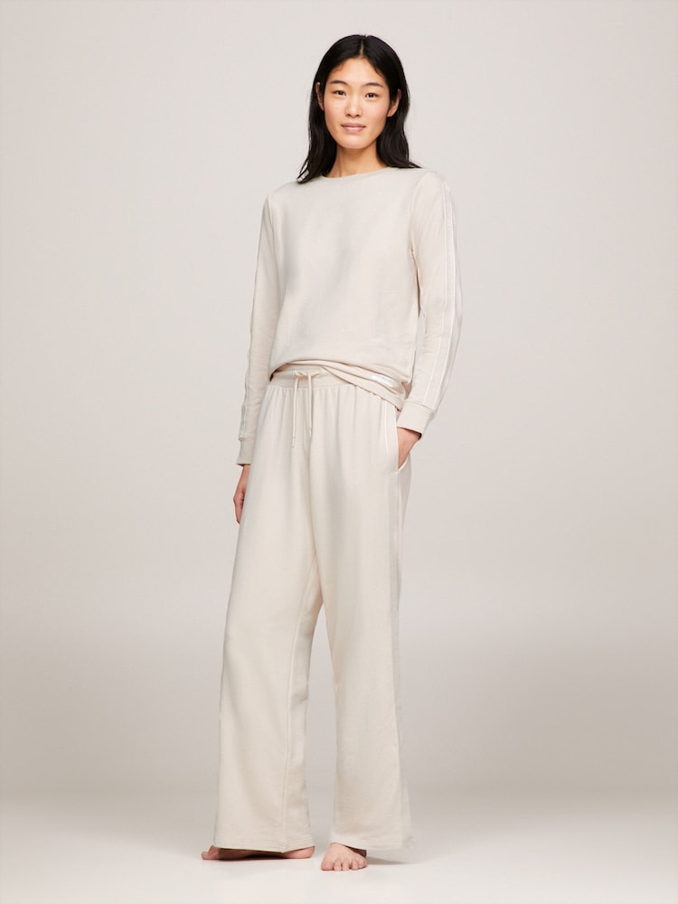 Tommy Hilfiger Cream Modal Joggers - Image 1 of 5