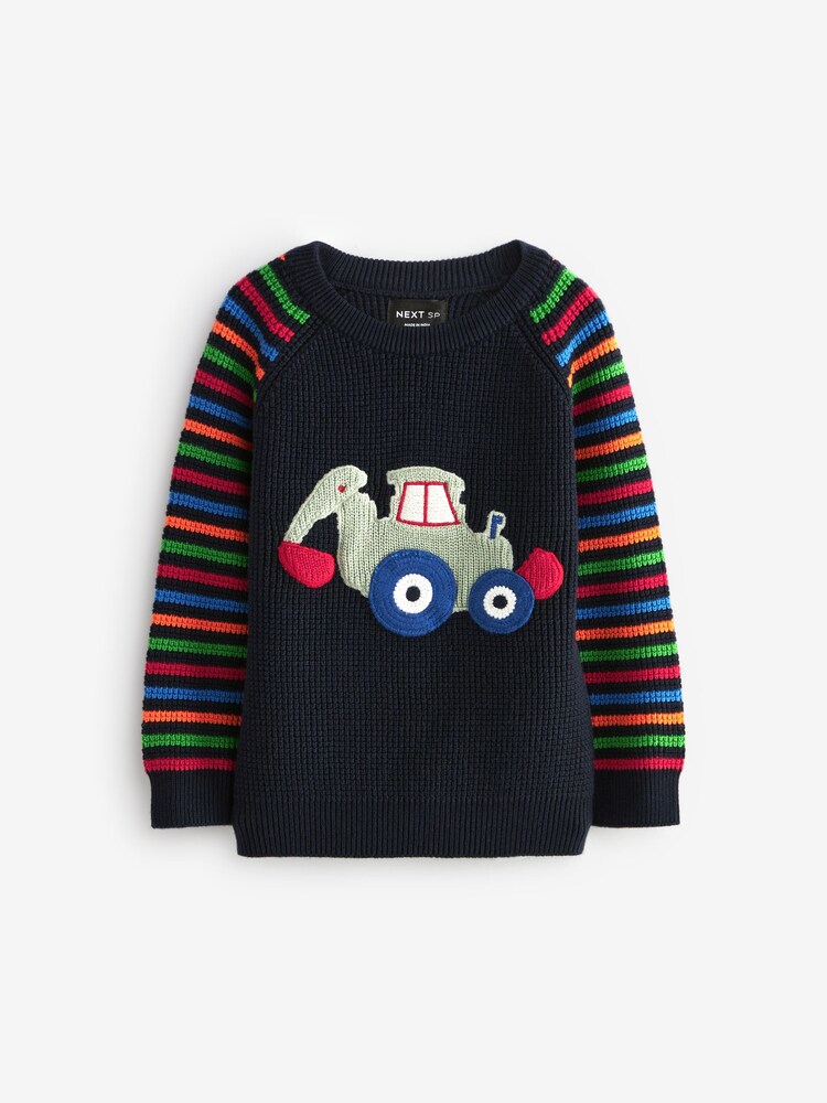 Navy Digger 100% Cotton Jumper - Image 1 of 1