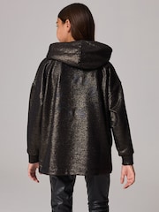 smALLSAINTS Black/Gold Girls Tierra Logo Etienne Hoodie - Image 3 of 11