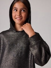 smALLSAINTS Black/Gold Girls Tierra Logo Etienne Hoodie - Image 5 of 11