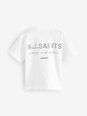 Белый/Шпилька - smALLSAINTS Oversized Girls Underground Crew T-Shirt - Image 5 of 7