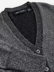 smALLSAINTS Silver Girls Lyra Glitter Knitted Cardigan - Image 7 of 9