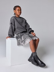 smALLSAINTS Scatter Diamante Embellished Girls Crew Sweatshirt - Bild 1 von 11