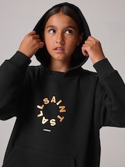 smALLSAINTS Black Girls Tierra Logo Etienne Hoodie - Image 3 of 8