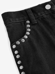 smALLSAINTS Black Girls Winnie Stud Denim Skirt - Image 6 of 7