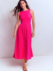 Boden Saoirse Smocked Jersey Dress - Bild 3 von 6