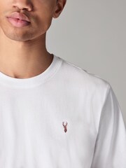 White 100% Cotton T-Shirts 4 Pack - Image 4 of 10