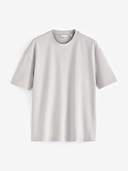 Grey/Khaki Green/Stone Relaxed Fit Heavyweight T-Shirts 3 Pack - Image 11 of 14