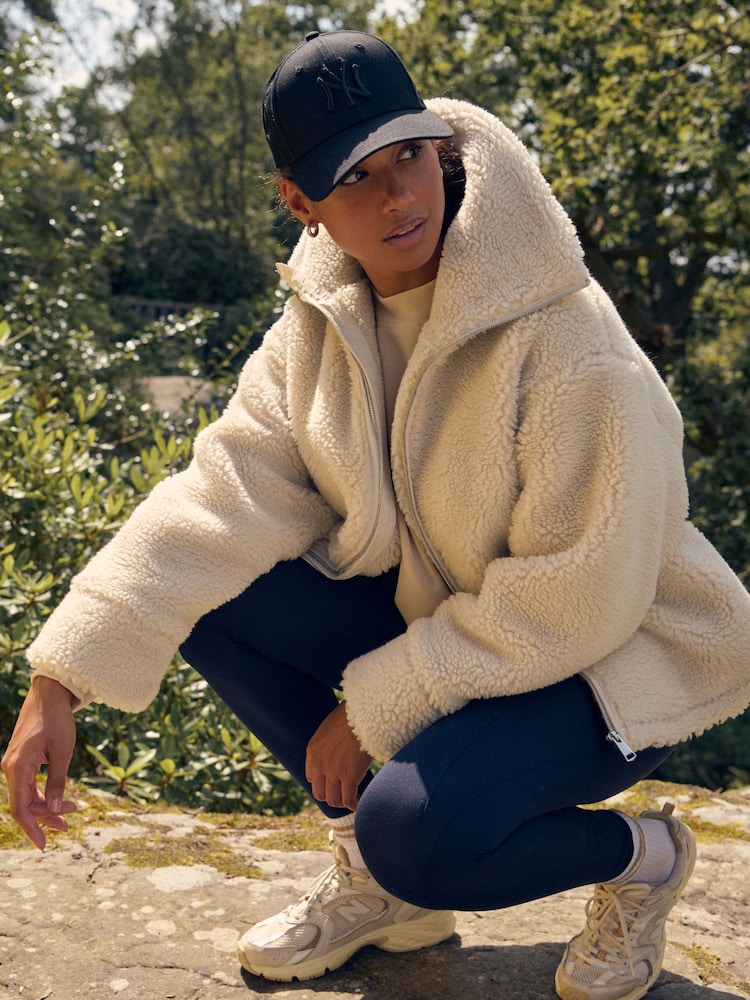Ecru Teddy Borg Jacket - Image 2 of 9
