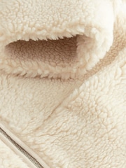 Ecru Teddy Borg Jacket - Image 9 of 9