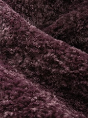 Berry Red Teddy Borg Coat - Image 8 of 8
