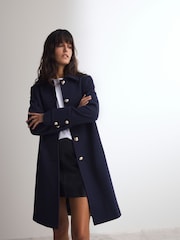 Navy Blue Dolly Coat - Image 2 of 7