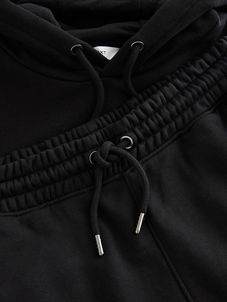 Чорний - худі та тонкі джогери 2 Pieces Set - Image 13 of 13