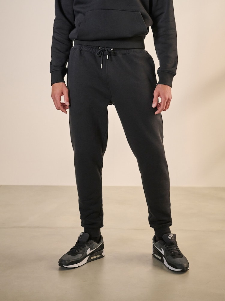 Чорний - худі та тонкі джогери 2 Pieces Set - Image 2 of 13