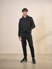 Чорний - худі та тонкі джогери 2 Pieces Set - Image 3 of 13