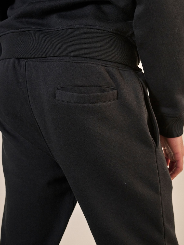 Чорний - худі та тонкі джогери 2 Pieces Set - Image 9 of 13