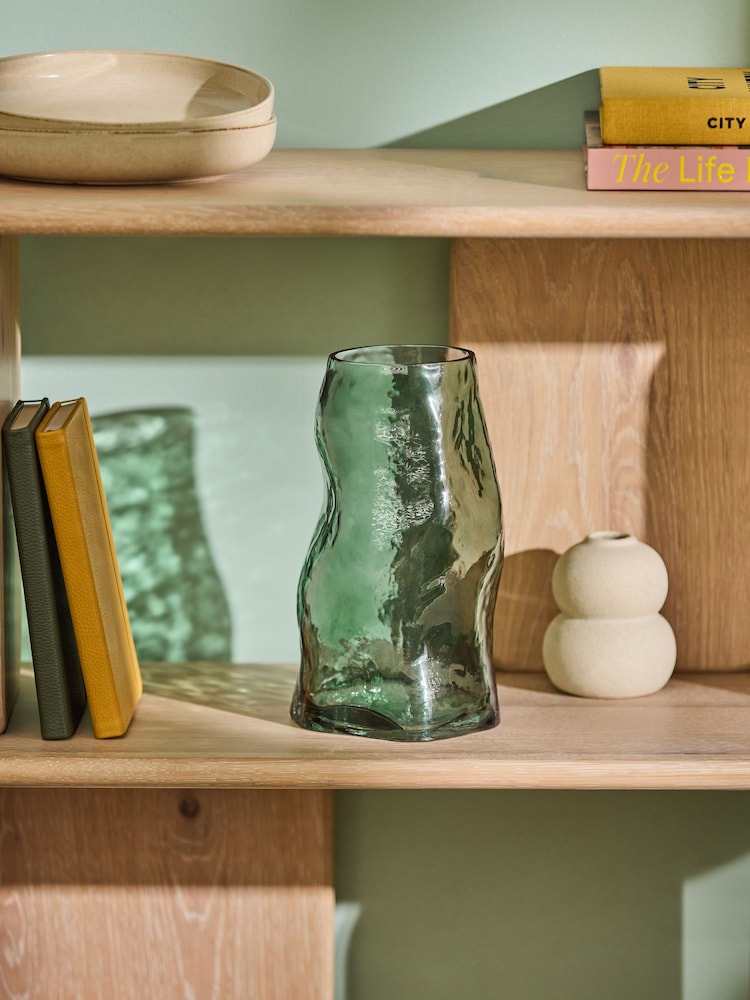 MADE.COM Green Rhea Vase - Image 1 of 3 MADE.COM Green Rhea Vase - Image 1 of 3