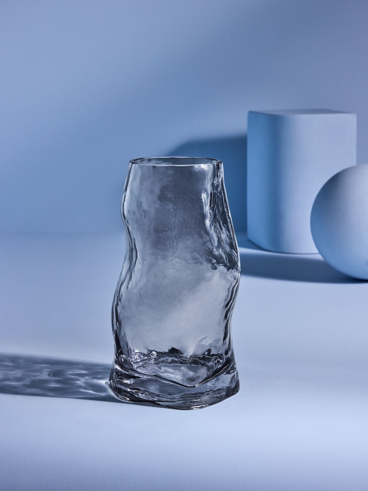 MADE.COM Smoke Grey Rhea Vase - Image 2 of 3