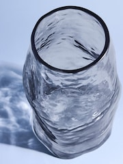MADE.COM Smoke Grey Rhea Vase - Image 3 of 3