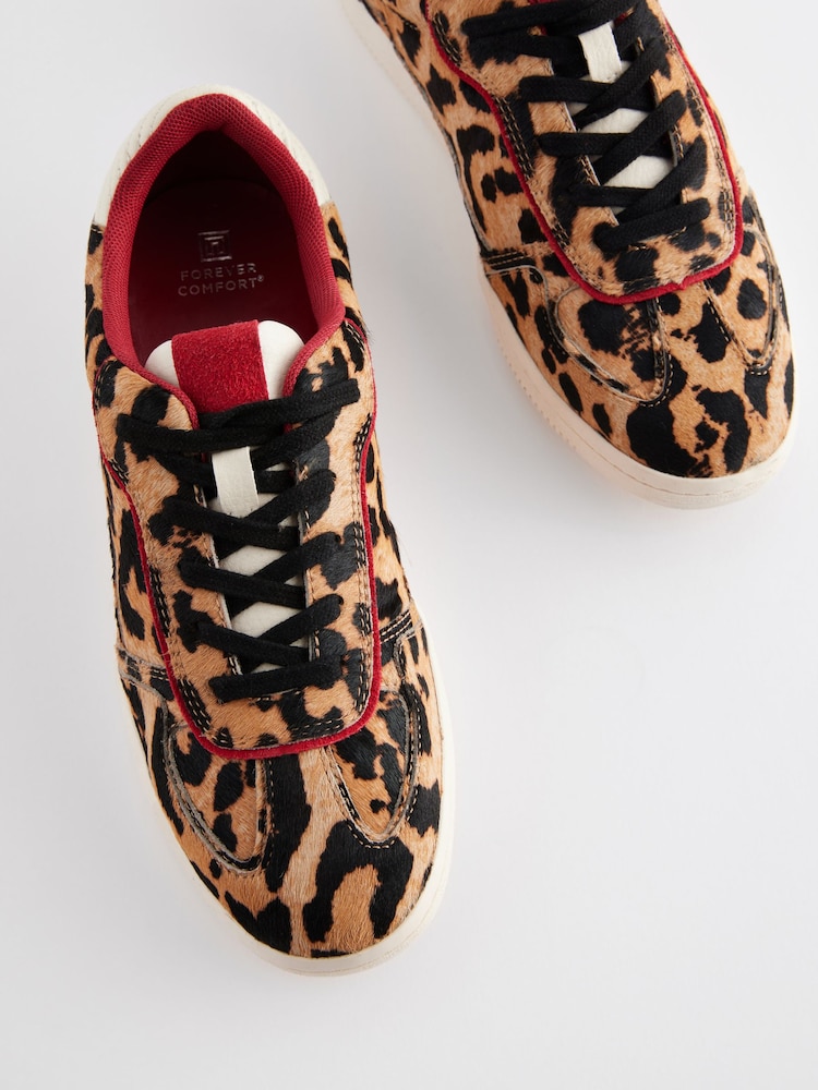 Leopard Forever Comfort® Lace-Up Trainers - Image 6 of 9