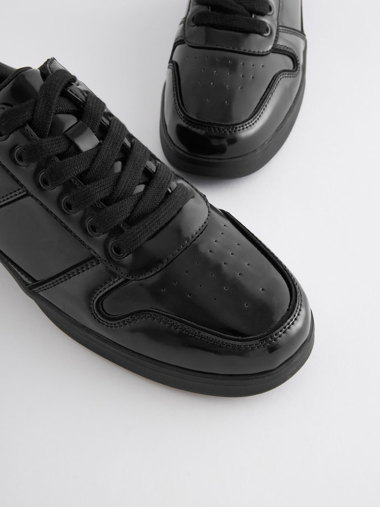 črna - Forever® Patent Comfort Slim na vezalke; z vezalkami Superge - Slika 5 iz 5