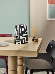 MADE.COM Monochrome Kian Hand Painted Vase - Image 1 of 3
