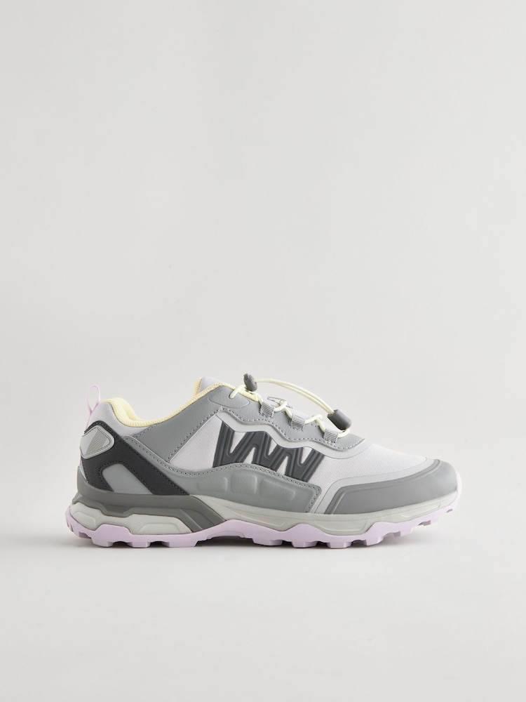 Grey Forever Comfort® Elastic Toggle Laces Trainers - Image 1 of 6