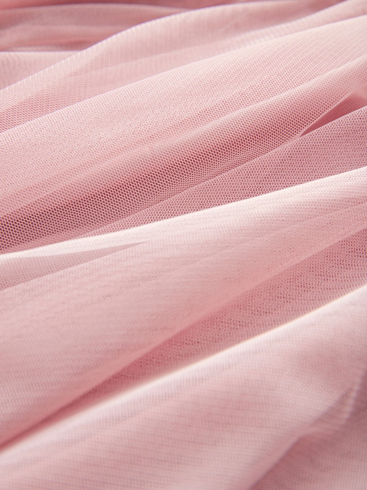 Pink Mesh Maxi Skirt - Image 8 of 8