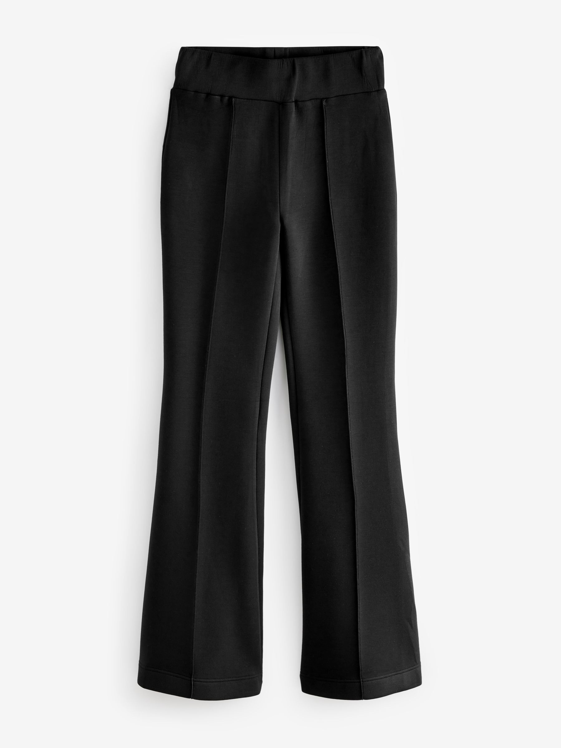 Buy Black Flared Jersey Trousers from the Next UK online shop