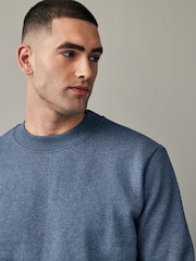 Denim Blue Rich Jersey Crew Sweatshirt - Image 1 of 4