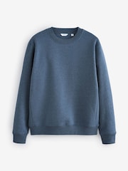 Denim Blue Rich Jersey Crew Sweatshirt - Image 4 of 4