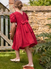Laura Ashley Raspberry Pink Ric Rac Prom Dress - Image 7 of 8