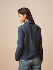 джинсы - Boucle Button Up Shacket - Image 4 of 7