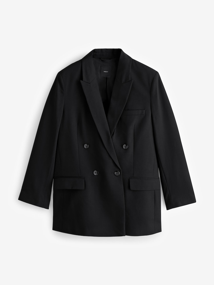 Black Double Breasted Blazer - Image 5 of 6