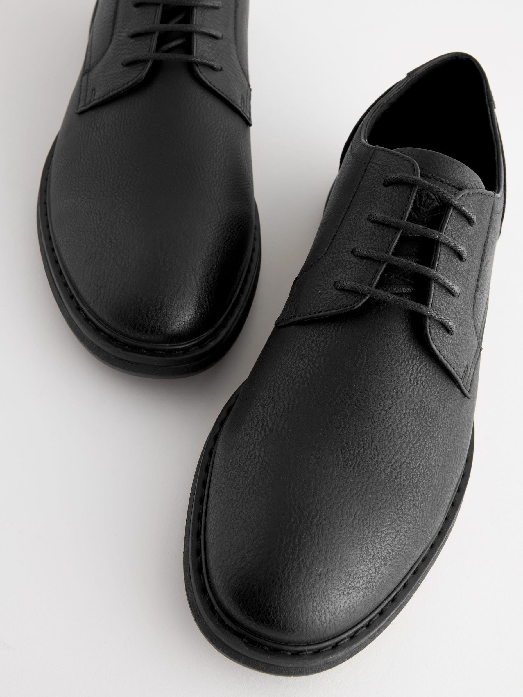 Buy Black Wedge Derby Shoes from Next USA