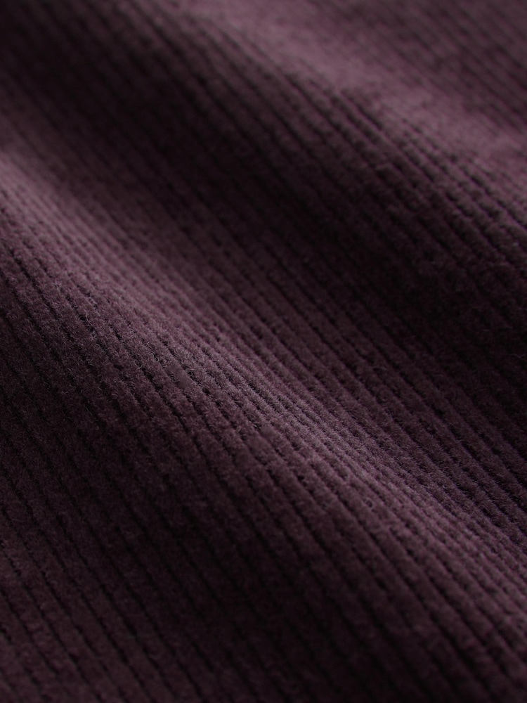 Burgundy Cord Mini Skirt - Image 2 of 3
