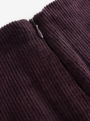 Burgundy Cord Mini Skirt - Image 3 of 3