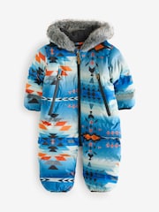 Blue/White Waterproof Snowsuit (3mths-7yrs) - Image 5 of 11