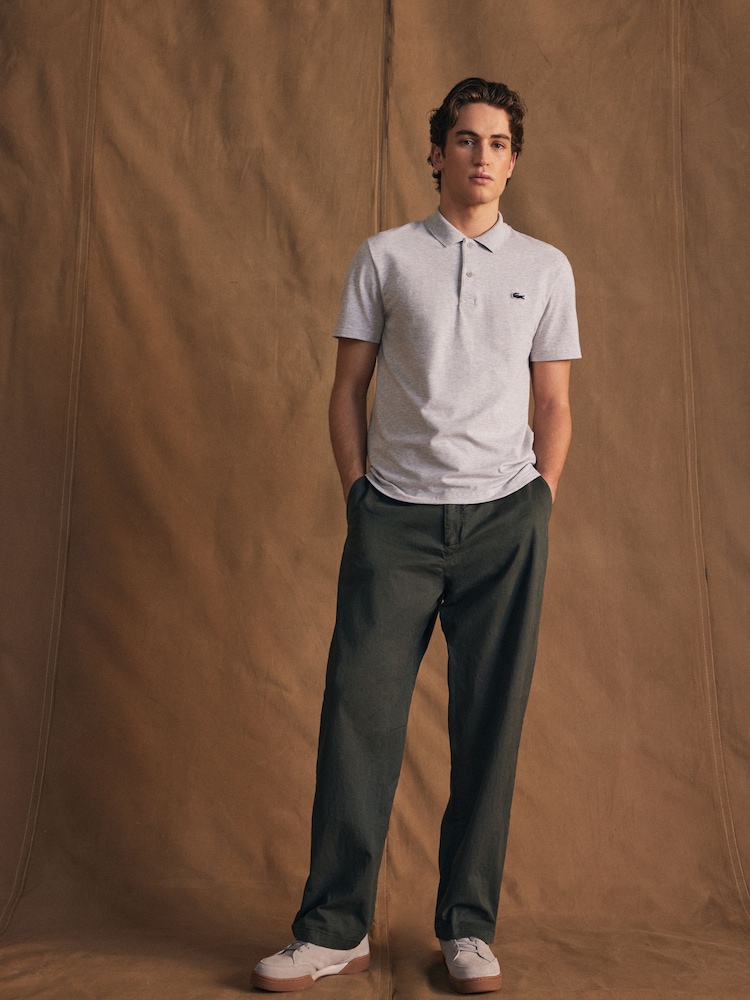 Lacoste Regular Fit Cotton Blend Ottoman Polo Shirt - Image 2 of 6
