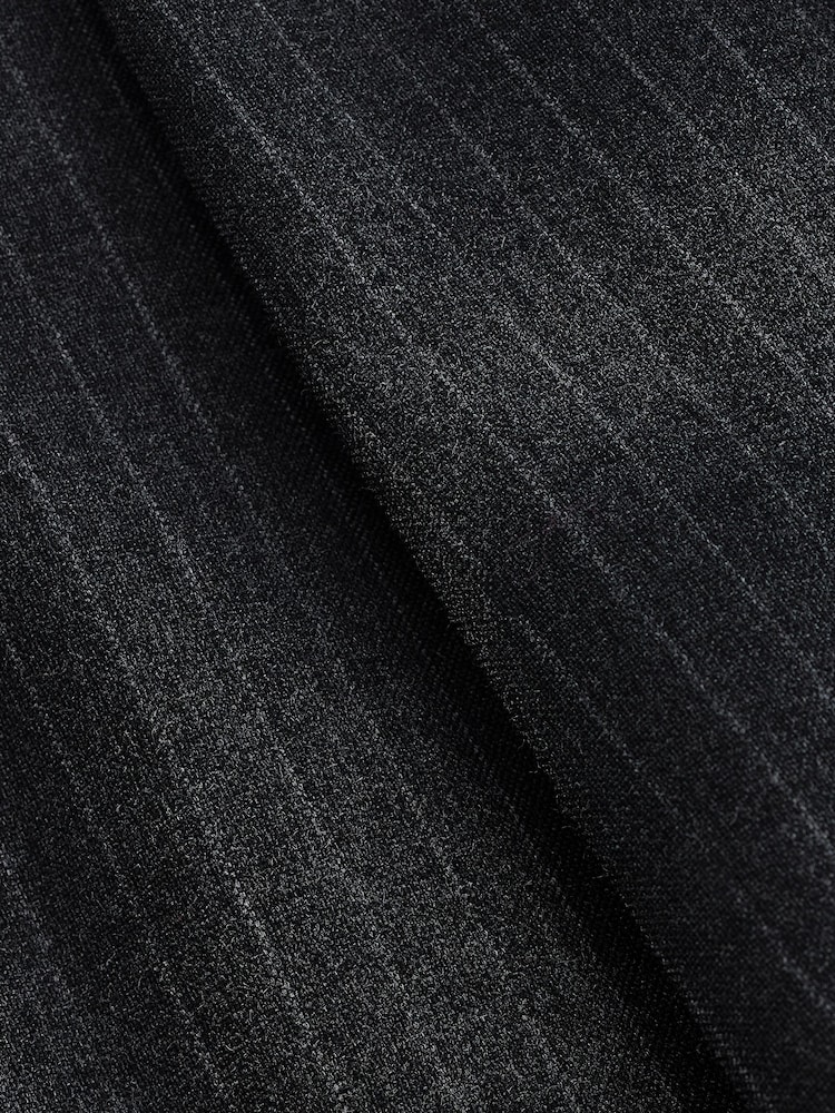 Grå Pinstripe - Skräddarsydd Barrel Byxor - Bild 7 av 7