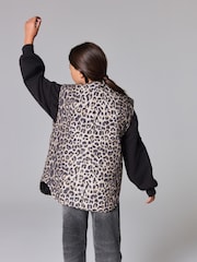 smALLSAINTS Black Kelsie 3-in-1 Shine Girls Jacket - Image 5 of 13