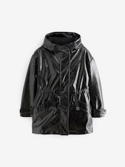 smALLSAINTS Black Kelsie 3-in-1 Shine Girls Jacket - Image 7 of 13