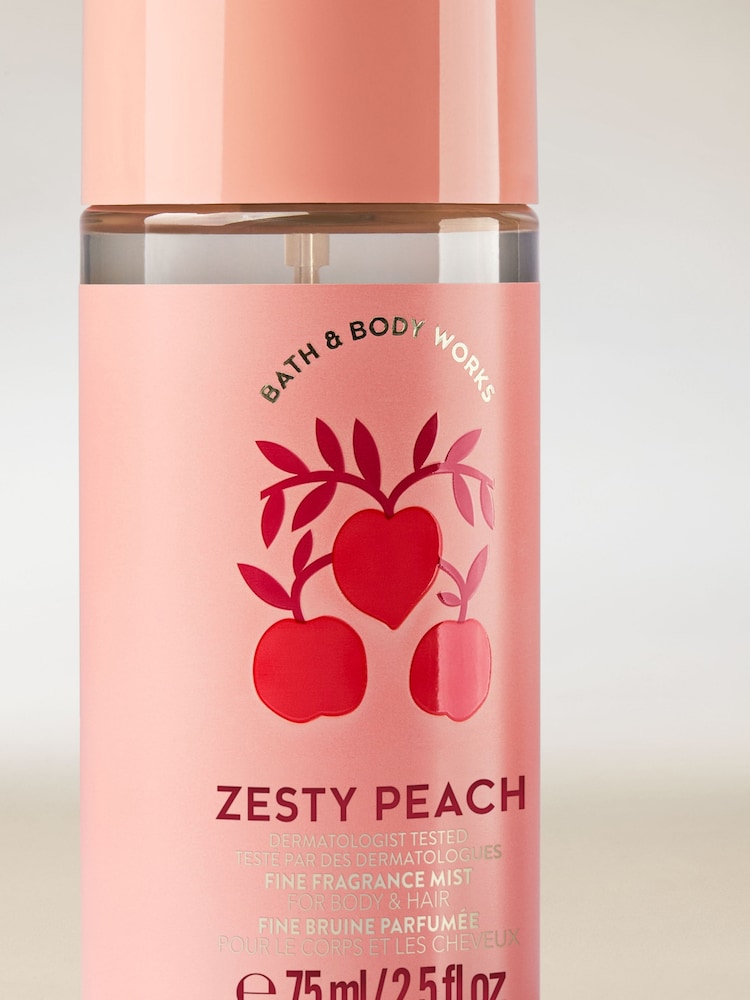 Bath & Body Works Zesty Peach Travel Size Fine Fragrance Mist 75ml - Image 2 of 4