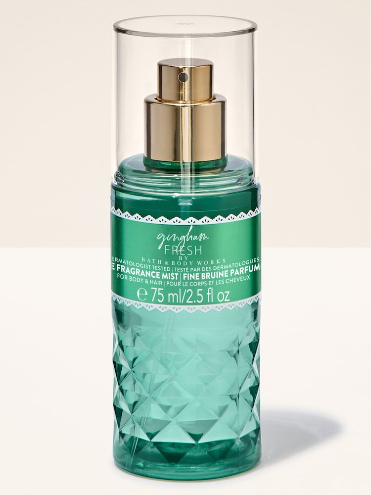 Bath & Body Works Gingham Fresh Travel Size Fine Fragrance Mist 75ml - Image 1 of 3 Bath & Body Works Gingham Fresh Travel Size Fine Fragrance Mist 75ml - Image 1 of 3